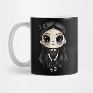 Chibi Wednesday Addams Mug